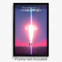 Pixel Art Poster - Flawless Mind Journey (8 Bit Psychedelic Video Game Print)
