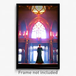 Pixel Art Poster - Interesting Sanctuary (8 Bit Psychedelic Video Game Print)