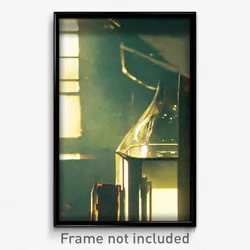Pixel Art Poster - Dirty Glass (8 Bit Psychedelic Trippy Weird Video Game Print)