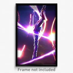 Pixel Art Poster - Stylish Rift (8 Bit Psychedelic Trippy Video Game Print)