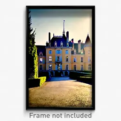 Pixel Art Poster - Humongous Chateau (8 Bit Psychedelic Trippy Video Game Print)