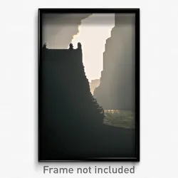 Pixel Art Poster - Shadowy Redoubt (8 Bit Psychedelic Trippy Video Game Print)