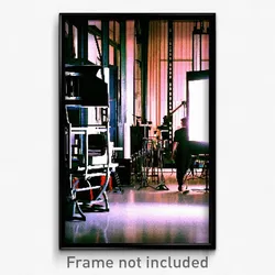 Pixel Art Poster - Thin Movie Studio (8 Bit Psychedelic Trippy Video Game Print)