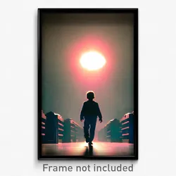 Pixel Art Poster - Normal Mind Journey (8 Bit Psychedelic Video Game Print)
