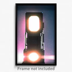 Pixel Art Poster - Animated Aperture (8 Bit Psychedelic Trippy Video Game Print)