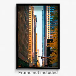 Pixel Art Poster - Zealous New York (8 Bit Psychedelic Trippy Video Game Print)
