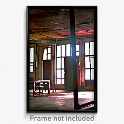 Pixel Art Poster - Rusty Room (8 Bit Psychedelic Trippy Weird Video Game Print)