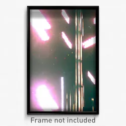 Pixel Art Poster - Shiny Rise (8 Bit Psychedelic Trippy Weird Video Game Print)