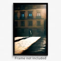 Pixel Art Poster - Shadowy Budapest (8 Bit Psychedelic Trippy Video Game Print)