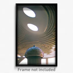 Pixel Art Poster - Squiggly Dome (8 Bit Psychedelic Trippy Video Game Print)