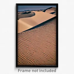 Pixel Art Poster - Noted Dunes (8 Bit Psychedelic Trippy Weird Video Game Print)