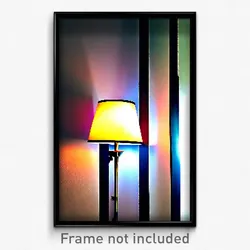 Pixel Art Poster - Buoyant Lamp (8 Bit Psychedelic Trippy Video Game Print)