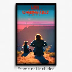 Pixel Art Poster - Unimaginable Country (8 Bit Psychedelic Video Game Print)