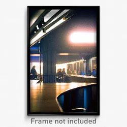 Pixel Art Poster - Notable Meeting Place (8 Bit Psychedelic Video Game Print)