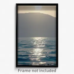 Pixel Art Poster - Meager Ocean (8 Bit Psychedelic Trippy Video Game Print)