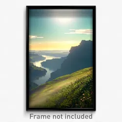Pixel Art Poster - Massive Vale (8 Bit Psychedelic Trippy Video Game Print)