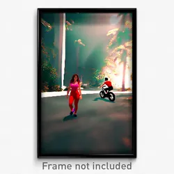 Pixel Art Poster - Dirty Pass (8 Bit Psychedelic Trippy Weird Video Game Print)