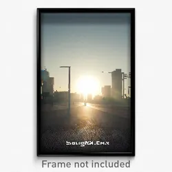 Pixel Art Poster - Squiggly Cdmx (8 Bit Psychedelic Trippy Video Game Print)