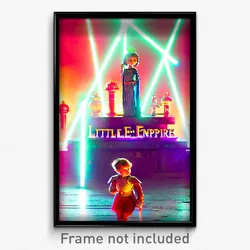 Pixel Art Poster - Little Empire (8 Bit Psychedelic Trippy Video Game Print)