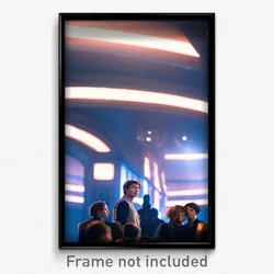 Pixel Art Poster - Gorgeous Space (8 Bit Psychedelic Trippy Video Game Print)