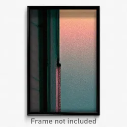 Pixel Art Poster - Muted Gutter (8 Bit Psychedelic Trippy Video Game Print)