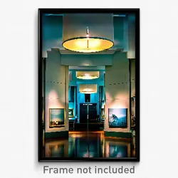 Pixel Art Poster - Pristine Museum (8 Bit Psychedelic Trippy Video Game Print)