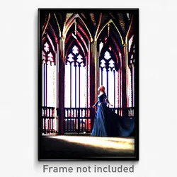 Pixel Art Poster - Beautiful Chantry (8 Bit Psychedelic Trippy Video Game Print)