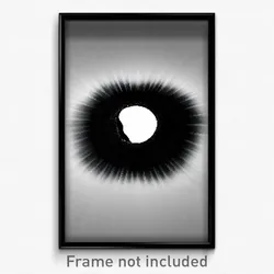Pixel Art Poster - Immaculate Black Hole (8 Bit Psychedelic Video Game Print)