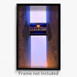 Pixel Art Poster - Coarse Staith (8 Bit Psychedelic Trippy Video Game Print)