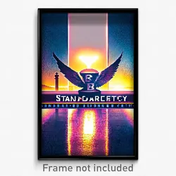 Pixel Art Poster - Standard Baronetcy (8 Bit Psychedelic Video Game Print)