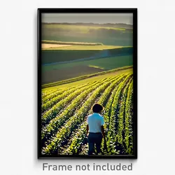 Pixel Art Poster - Tremendous Fields (8 Bit Psychedelic Trippy Video Game Print)