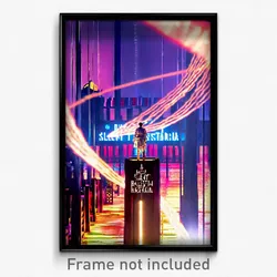 Pixel Art Poster - Silent Balistraria (8 Bit Psychedelic Video Game Print)