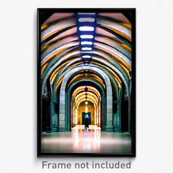 Pixel Art Poster - Fabulous Vault (8 Bit Psychedelic Trippy Video Game Print)