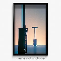 Pixel Art Poster - Little Stand (8 Bit Psychedelic Trippy Video Game Print)