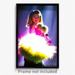 Pixel Art Poster - Fluffy Hold (8 Bit Psychedelic Trippy Weird Video Game Print)