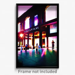 Pixel Art Poster - Major College (8 Bit Psychedelic Trippy Video Game Print)