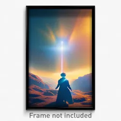 Pixel Art Poster - Alive Mind Journey (8 Bit Psychedelic Video Game Print)