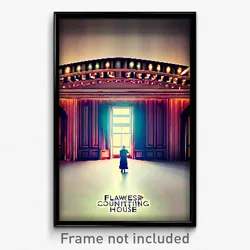 Pixel Art Poster - Flawless Counting House (8 Bit Psychedelic Video Game Print)