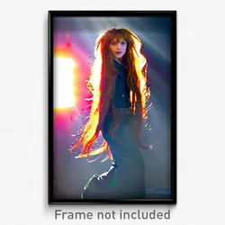 Pixel Art Poster - Long Chute (8 Bit Psychedelic Trippy Weird Video Game Print)