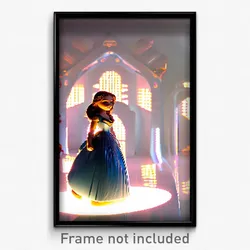 Pixel Art Poster - Elegant Plastic (8 Bit Psychedelic Trippy Video Game Print)