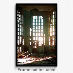 Pixel Art Poster - Stained Derelict (8 Bit Psychedelic Trippy Video Game Print)