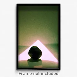 Pixel Art Poster - Shadowy Avocado (8 Bit Psychedelic Trippy Video Game Print)