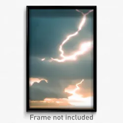 Pixel Art Poster - Negligible Storm (8 Bit Psychedelic Trippy Video Game Print)