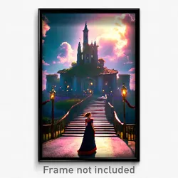 Pixel Art Poster - Terrific Folly (8 Bit Psychedelic Trippy Video Game Print)