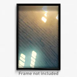 Pixel Art Poster - Noteworthy Tile (8 Bit Psychedelic Trippy Video Game Print)