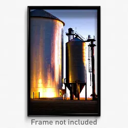 Pixel Art Poster - Impeccable Silo (8 Bit Psychedelic Trippy Video Game Print)