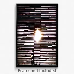 Pixel Art Poster - Mysterious Grate (8 Bit Psychedelic Trippy Video Game Print)