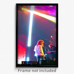 Pixel Art Poster - Rubbery Concert (8 Bit Psychedelic Trippy Video Game Print)