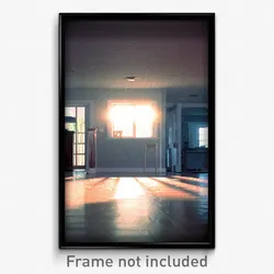 Pixel Art Poster - Empty House (8 Bit Psychedelic Trippy Weird Video Game Print)