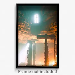 Pixel Art Poster - Original Mine (8 Bit Psychedelic Trippy Video Game Print)